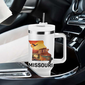 Missouri State Map Nature Travel Tumbler With Handle The Show Me State Pride TS12 Print Your Wear