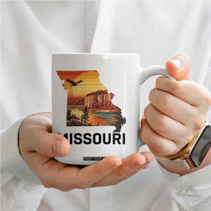 Missouri State Map Nature Travel Coffee Mug The Show Me State Pride TS12 Print Your Wear