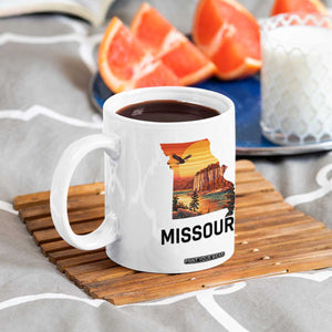 Missouri State Map Nature Travel Coffee Mug The Show Me State Pride TS12 Print Your Wear
