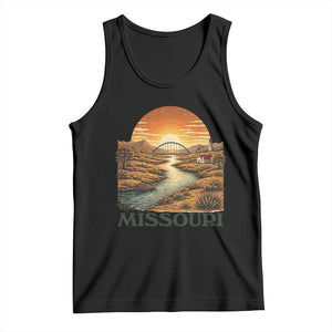 Missouri Outdoors Adventure Tank Top The Show Me State Souvenir TS12 Black Print Your Wear