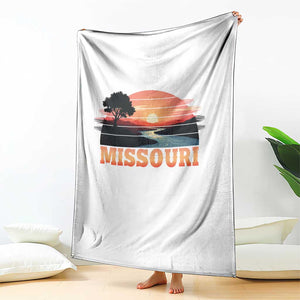 Vintage Missouri Outdoors Throw Blanket Midwest Nature Landscape TS12 Print Your Wear