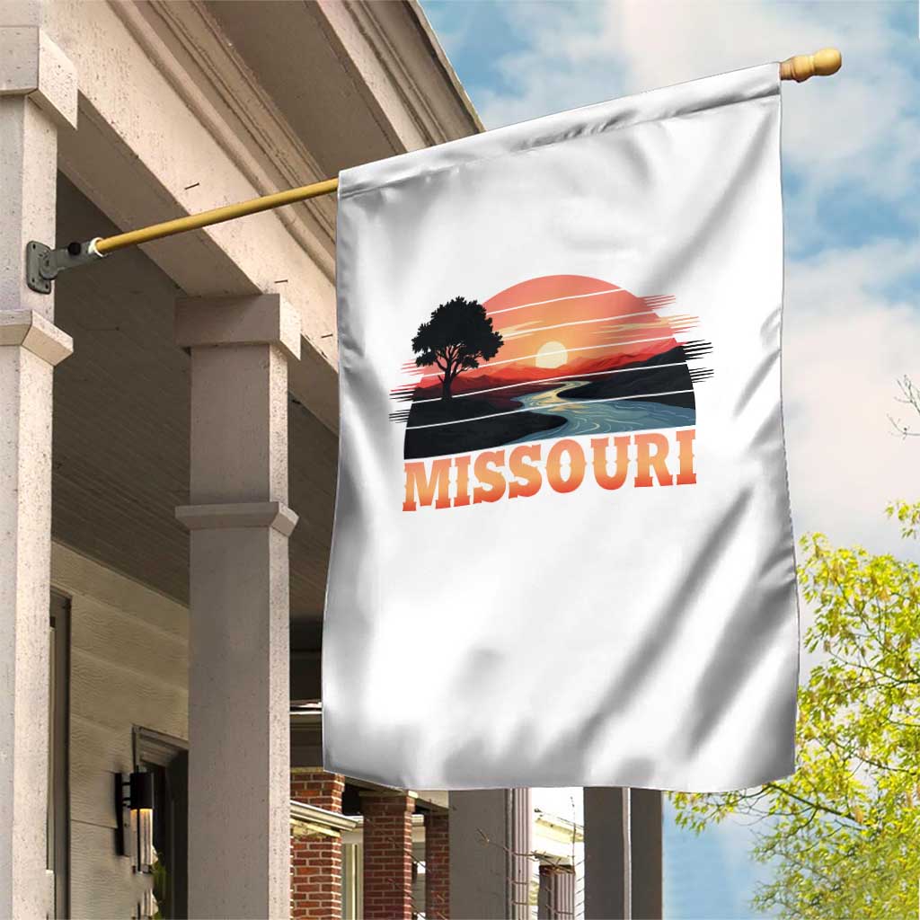 Vintage Missouri Outdoors Garden Flag Midwest Nature Landscape TS12 Print Your Wear