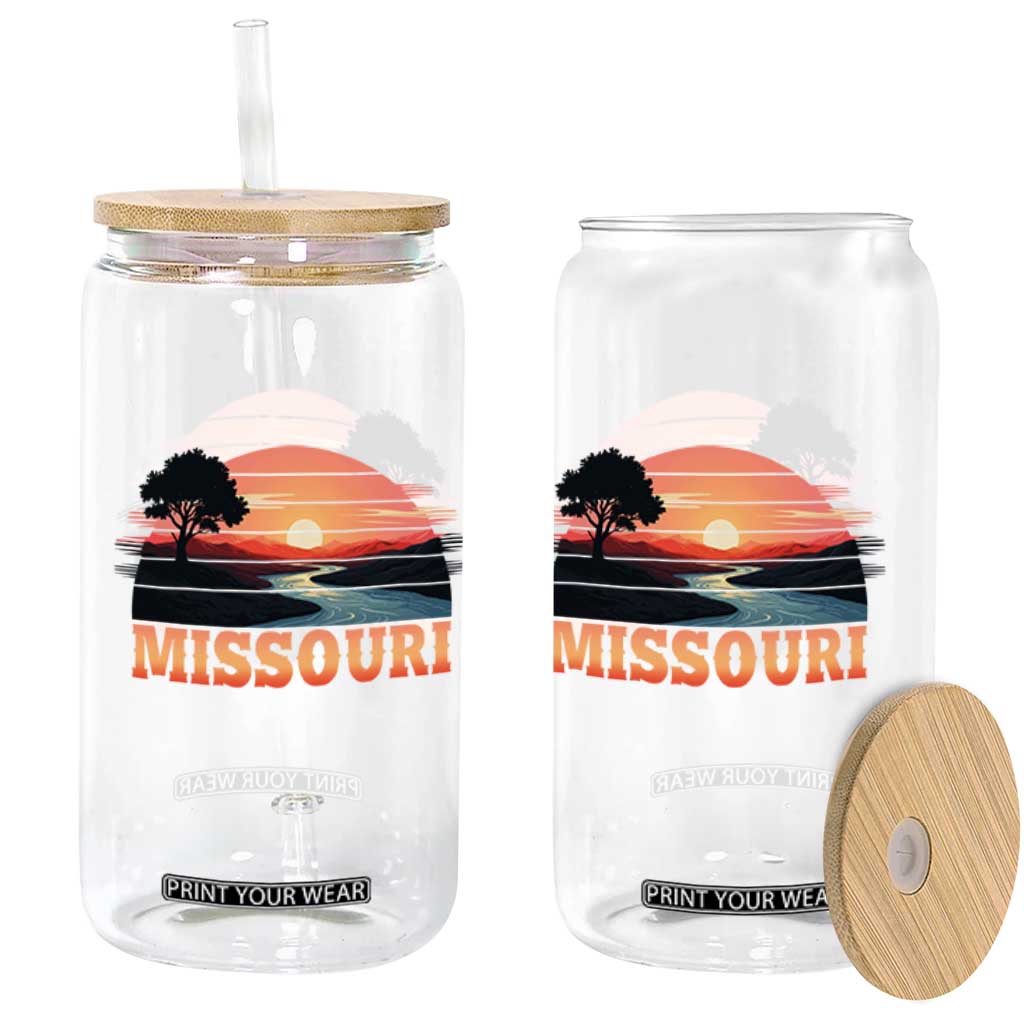 Vintage Missouri Outdoors Glass Can Midwest Nature Landscape TS12 Print Your Wear