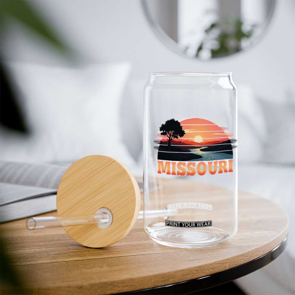 Vintage Missouri Outdoors Glass Can Midwest Nature Landscape TS12 Print Your Wear