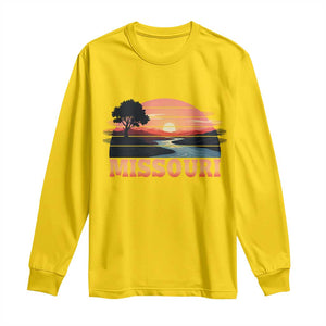 Vintage Missouri Outdoors Long Sleeve Shirt Midwest Nature Landscape TS12 Daisy Print Your Wear