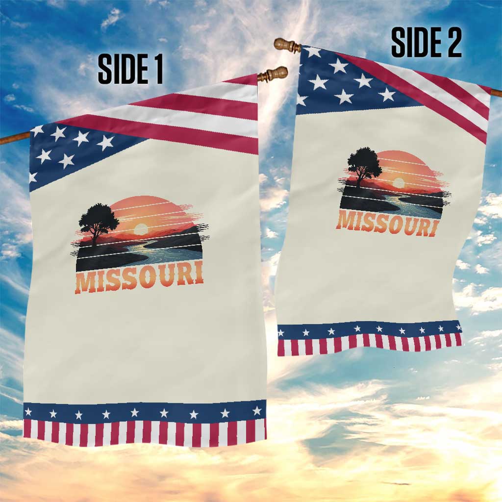 Vintage Missouri Outdoors Garden Flag Midwest Nature Landscape TS12 Print Your Wear