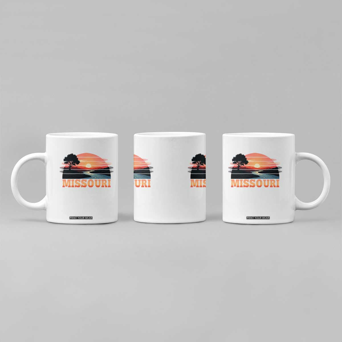 Vintage Missouri Outdoors Coffee Mug Midwest Nature Landscape TS12 Print Your Wear
