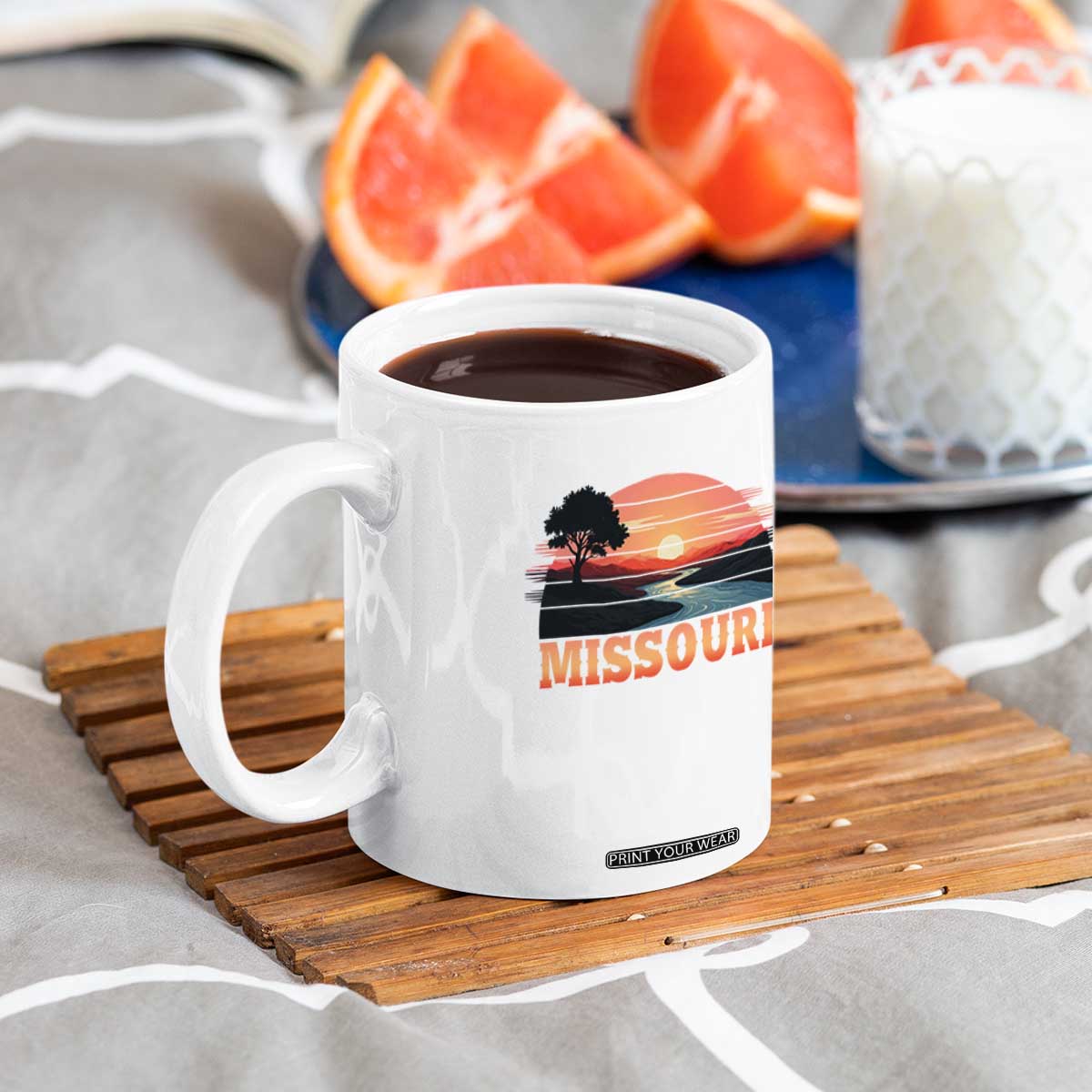 Vintage Missouri Outdoors Coffee Mug Midwest Nature Landscape TS12 Print Your Wear