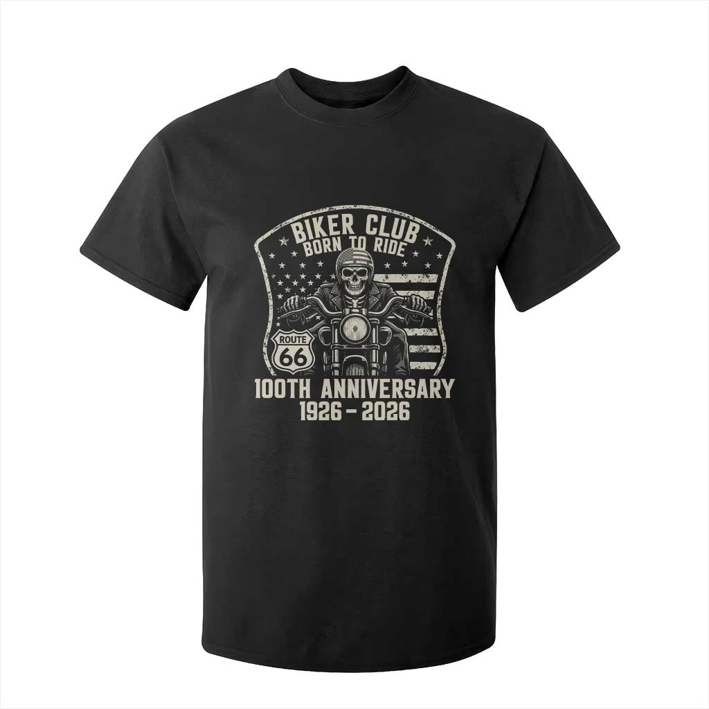 Vintage Biker Club Born To Ride T Shirt For Kid 100th Anniversary Mother Road TS12 Black Print Your Wear