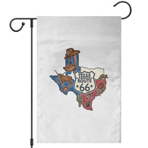 Texas Route Highway 66 Adventure Garden Flag Desert Road Trip Graphic TS12 White Print Your Wear
