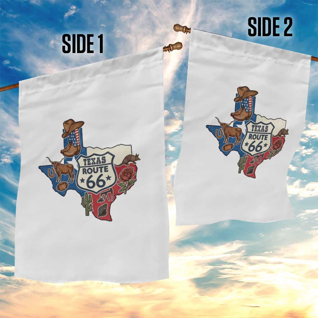 Texas Route Highway 66 Adventure Garden Flag Desert Road Trip Graphic TS12 Print Your Wear