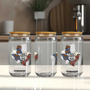 Texas Route Highway 66 Adventure Glass Can Desert Road Trip Graphic TS12 Print Your Wear
