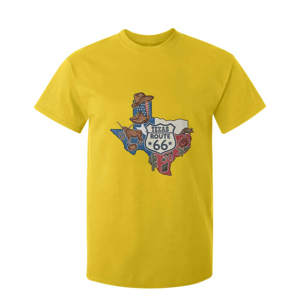 Texas Route Highway 66 Adventure T Shirt For Kid Desert Road Trip Graphic TS12 Daisy Print Your Wear