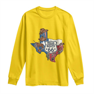 Texas Route Highway 66 Adventure Long Sleeve Shirt Desert Road Trip Graphic TS12 Daisy Print Your Wear
