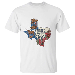 Texas Route Highway 66 Adventure T Shirt Desert Road Trip Graphic TS12 White Print Your Wear