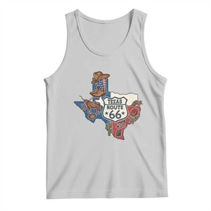 Texas Route Highway 66 Adventure Tank Top Desert Road Trip Graphic TS12 Ash Print Your Wear
