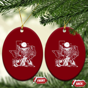 The Mother Road Texas Panhandle Ceramic Ornament Vintage Desert Road Trip TS12 Print Your Wear