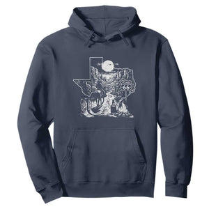 The Mother Road Texas Panhandle Hoodie Vintage Desert Road Trip TS12 Navy Print Your Wear