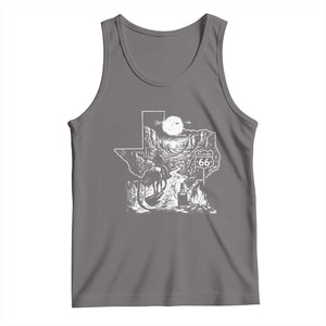 The Mother Road Texas Panhandle Tank Top Vintage Desert Road Trip TS12 Deep Heather Print Your Wear