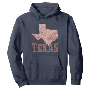 Texas Route Highway 66 Biker Hoodie Vintage Biker Road Trip TS12 Navy Print Your Wear
