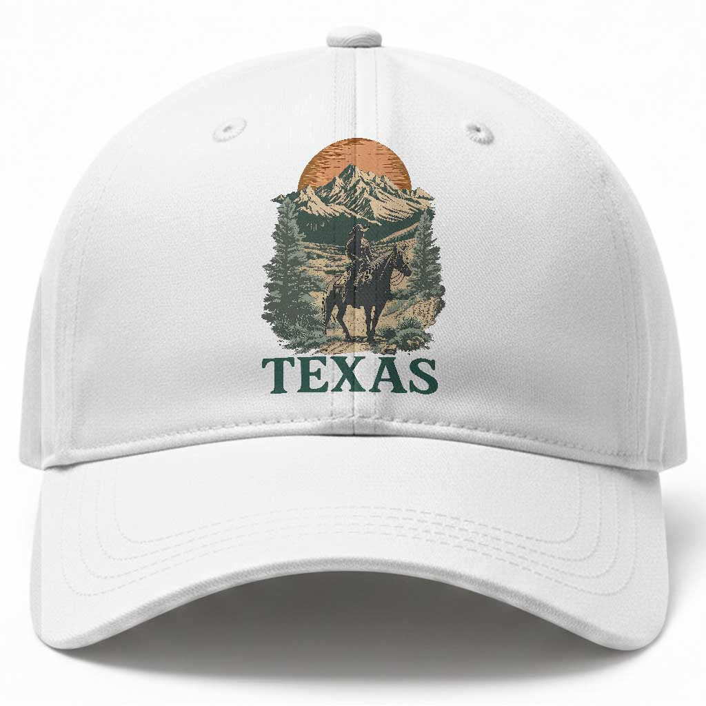 Texas Western Cowboy Life Baseball Cap Vintage Horse Riding Graphic TS12 Print Your Wear