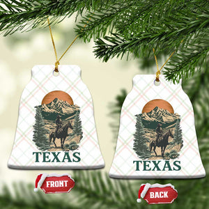 Texas Western Cowboy Life Ceramic Ornament Vintage Horse Riding Graphic TS12 Print Your Wear