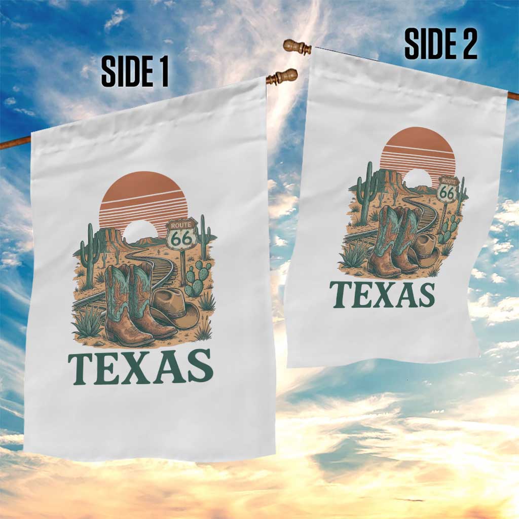 Vintage Route Highway 66 Texas Garden Flag Amarillo Road Trip Adventure TS12 Print Your Wear