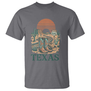 Vintage Route Highway 66 Texas T Shirt Amarillo Road Trip Adventure TS12 Charcoal Print Your Wear