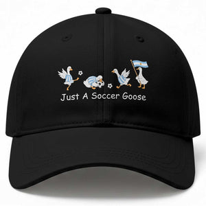 Funny Just A Soccer Goose Baseball Cap Argentina Soccer Lover TS12 Print Your Wear