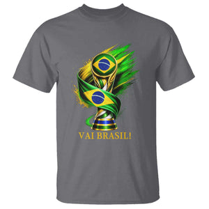 Brazil Soccer Fan 2026 Gift T Shirt Vai Brasil TS12 Charcoal Print Your Wear