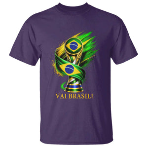 Brazil Soccer Fan 2026 Gift T Shirt Vai Brasil TS12 Purple Print Your Wear