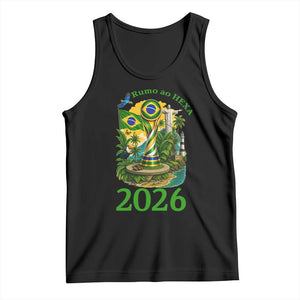 Rumo Ao Hexa Tank Top Brazil Soccer Fan 2026 Graphic TS12 Black Print Your Wear