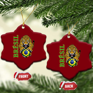 Brazil Soccer Jaguar Ceramic Ornament Football Supporter Gift TS12 Print Your Wear