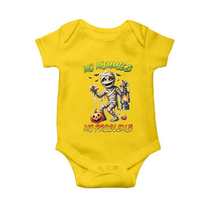 Halloween Mummy Baby Onesie Funny Mo Mummies Mo Problems TS12 Daisy Print Your Wear