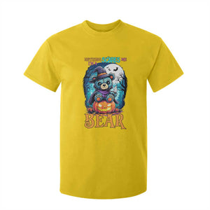 Halloween Killer Witch Teddy Bear T Shirt For Kid Nothing Scares Me TS12 Daisy Print Your Wear