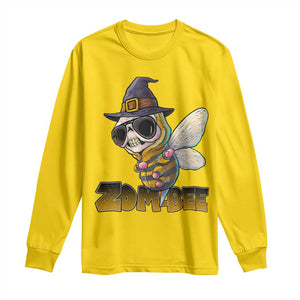 Halloween Zombie Bee Long Sleeve Shirt Zombee Funny Dabbing TS12 Daisy Print Your Wear