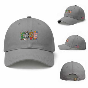 Early Childhood Special Education Teacher Baseball Cap ECSE Life TS12 Baseball Cap Universal Fit Sport Gray Print Your Wear