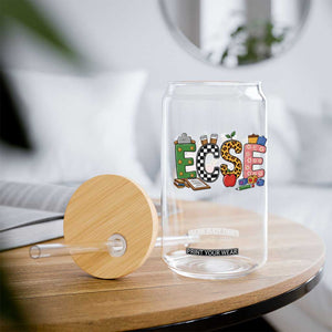 Early Childhood Special Education Teacher Glass Can ECSE Life TS12 Print Your Wear