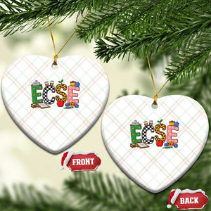 Early Childhood Special Education Teacher Ceramic Ornament ECSE Life TS12 Print Your Wear