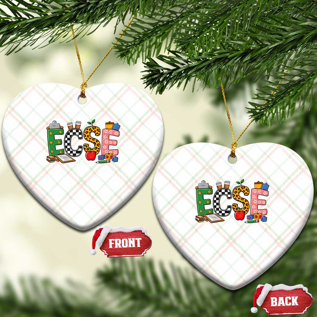 Early Childhood Special Education Teacher Ceramic Ornament ECSE Life TS12 Print Your Wear