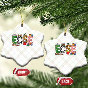 Early Childhood Special Education Teacher Ceramic Ornament ECSE Life TS12 Print Your Wear
