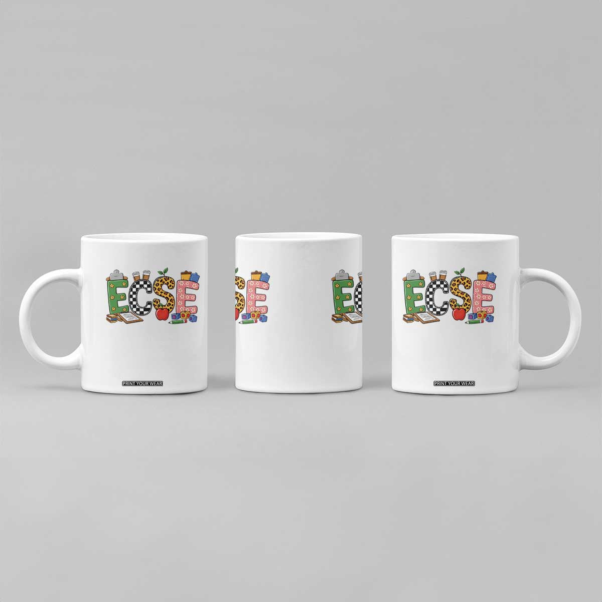 Early Childhood Special Education Teacher Coffee Mug ECSE Life TS12 Print Your Wear