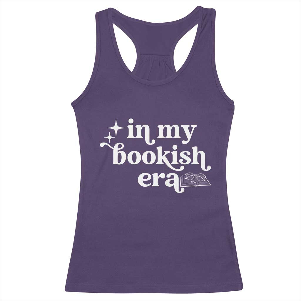 In My Bookish Era Reading Gift Racerback Tank Top Book Lover TS12 Purple Print Your Wear