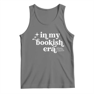 In My Bookish Era Reading Gift Tank Top Book Lover TS12 Black Heather Print Your Wear