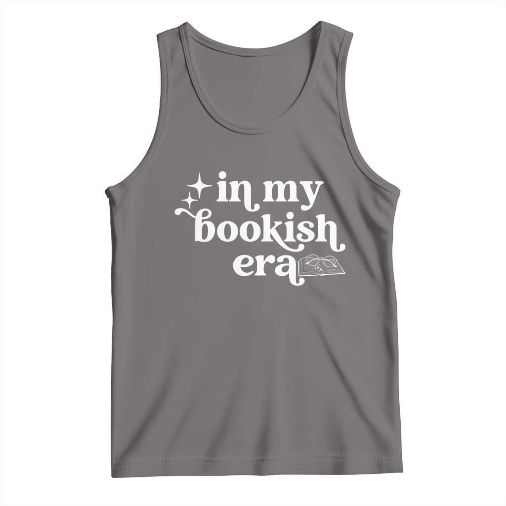 In My Bookish Era Reading Gift Tank Top Book Lover TS12 Deep Heather Print Your Wear