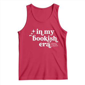 In My Bookish Era Reading Gift Tank Top Book Lover TS12 Red Print Your Wear