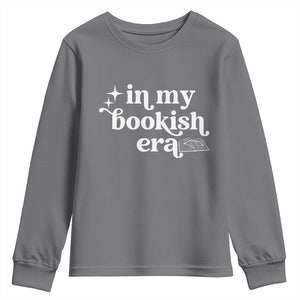 In My Bookish Era Reading Gift Youth Sweatshirt Book Lover TS12 Charcoal Print Your Wear