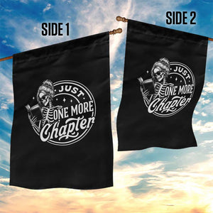 Just One More Chapter Skeleton Woman Garden Flag Book Lover Gift TS12 Print Your Wear