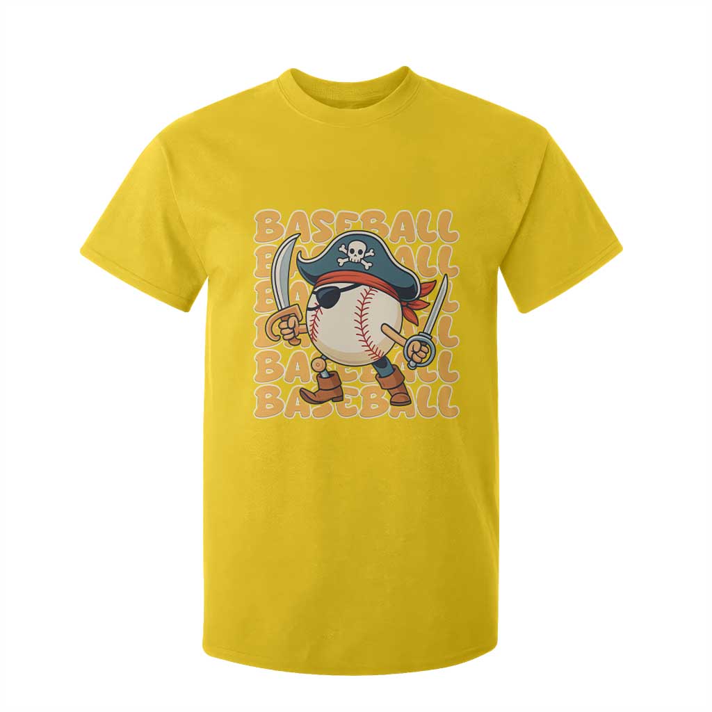 Funny Pirate Baseball T Shirt For Kid Sport Lover Gift TS12 Daisy Print Your Wear