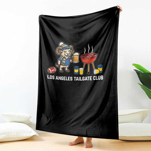 Funny Los Angeles Tailgate Club Throw Blanket Game Day BBQ Ram Fan TS12 Print Your Wear
